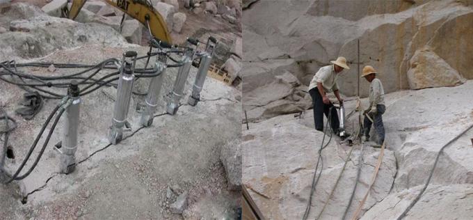 Máquina hidráulica do divisor da rocha para a mineração 1
