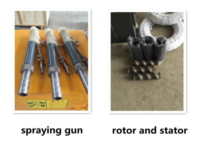 Tipo máquina de pulverização do parafuso do almofariz com compressor de ar